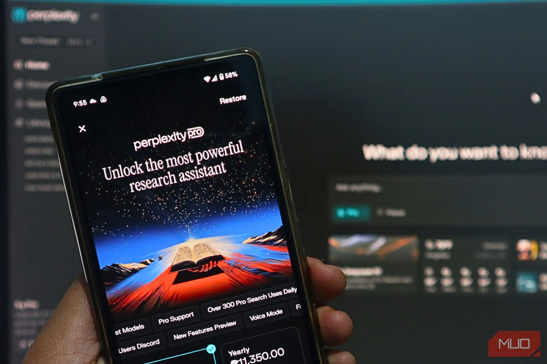Ứng dụng Perplexity AI trên điện thoại và trình duyệt web