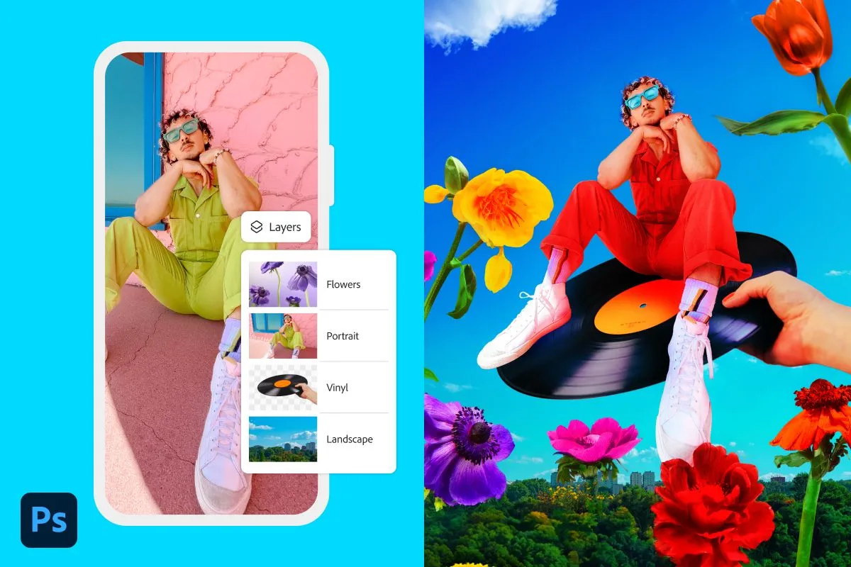 Ví dụ chỉnh sửa ảnh bằng Photoshop Mobile - Kết quả ấn tượng