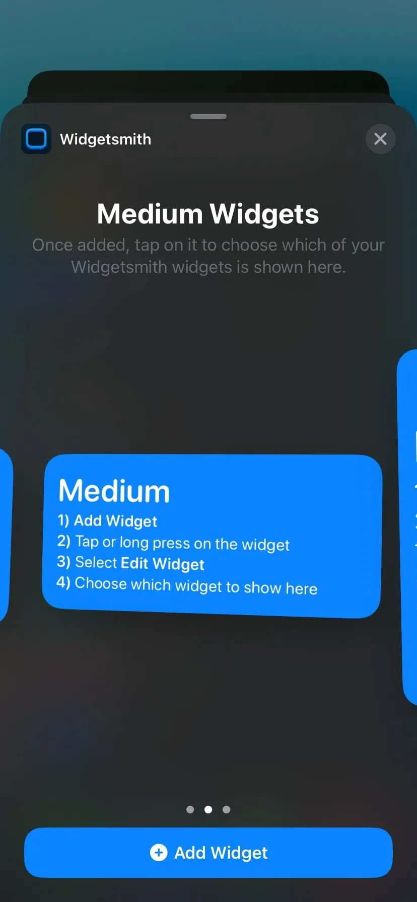 Widget Widgetsmith hiển thị ngày tháng và thời gian trên màn hình chính iPhone
